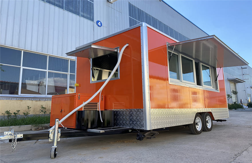 mobile pizza trailer